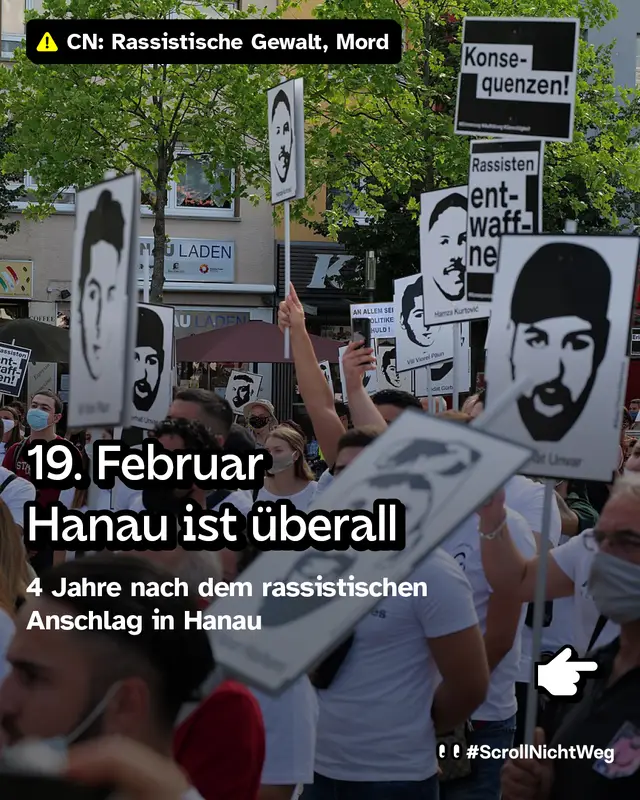 4 Jahre nach dem rassistischen Anschlag in Hanau