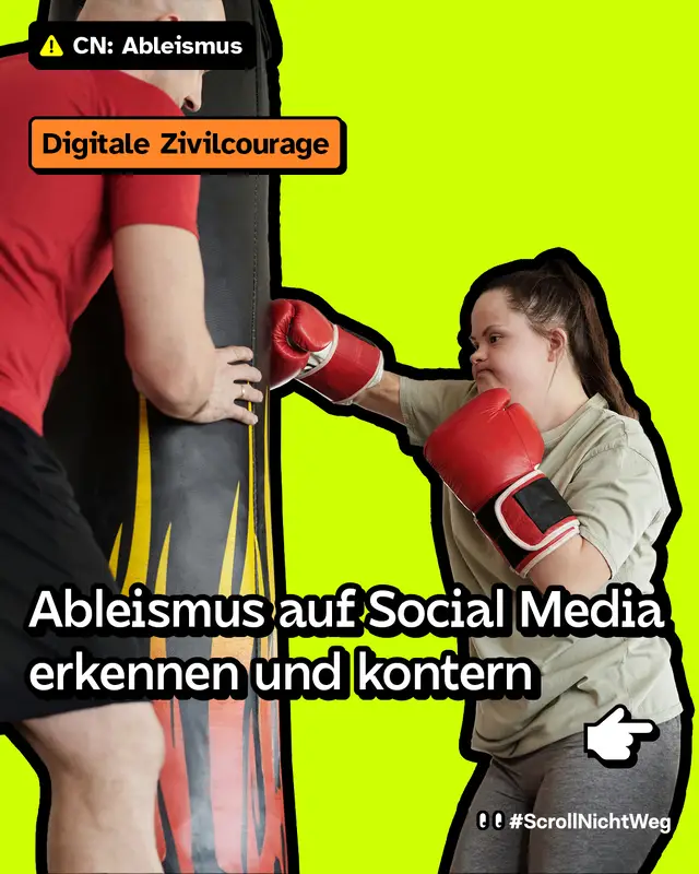 Ableismus auf Social Media erkennen und kontern.