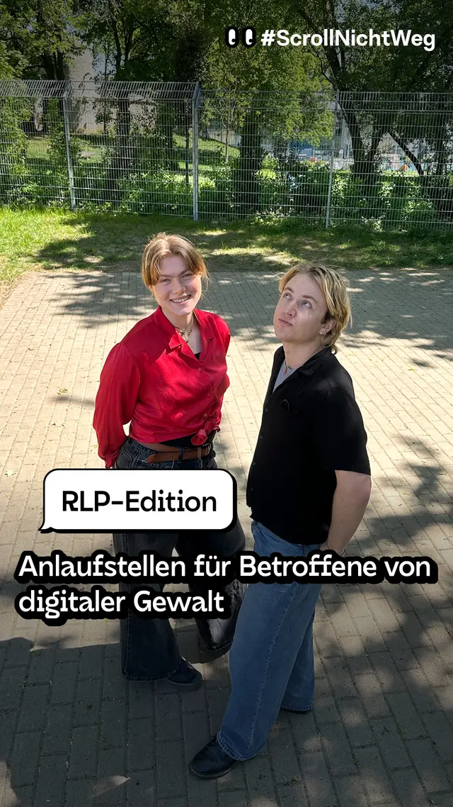 Video: Anlaufstellen f&uuml;r betroffene digitaler Gewalt / RLP-Edition