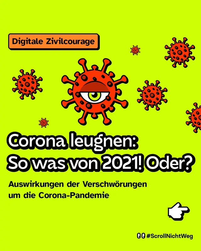 Corona leugnen: So was von 2021! Oder? Das sind die Auswirkungen der Verschwörungen um die Corona-Pandemie