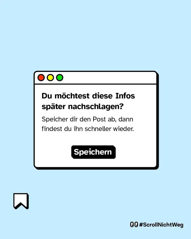 Du m&ouml;chtest diese Infos sp&auml;ter nachschlagen? Dann speichere dir diesen Post ab.