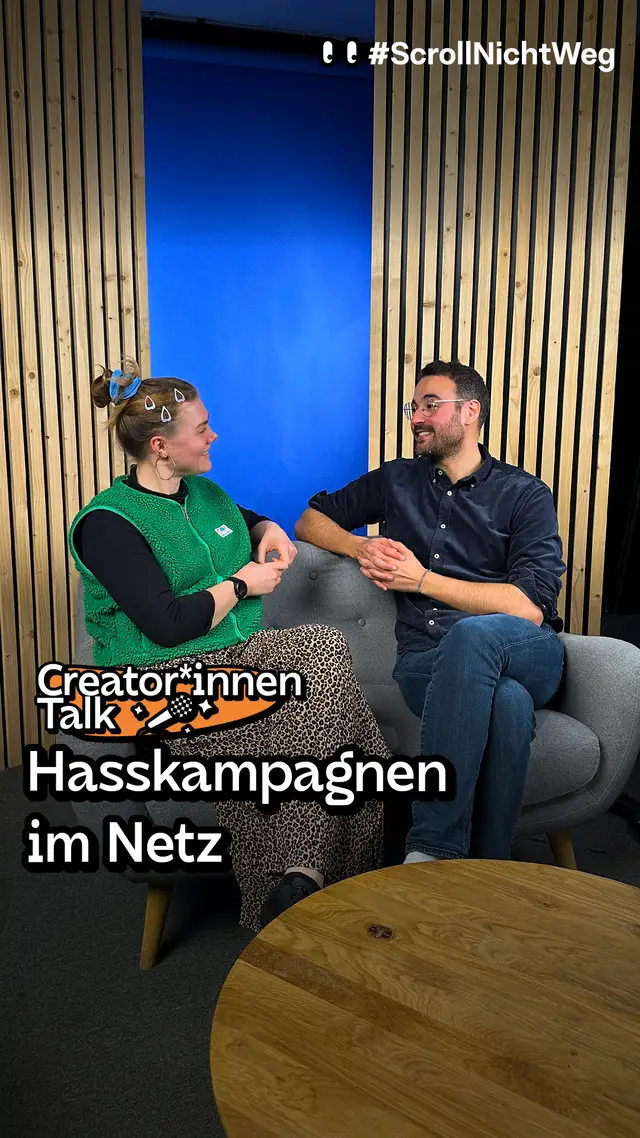 Video: Creator*innen Talk: Hasskampagnen im Netz