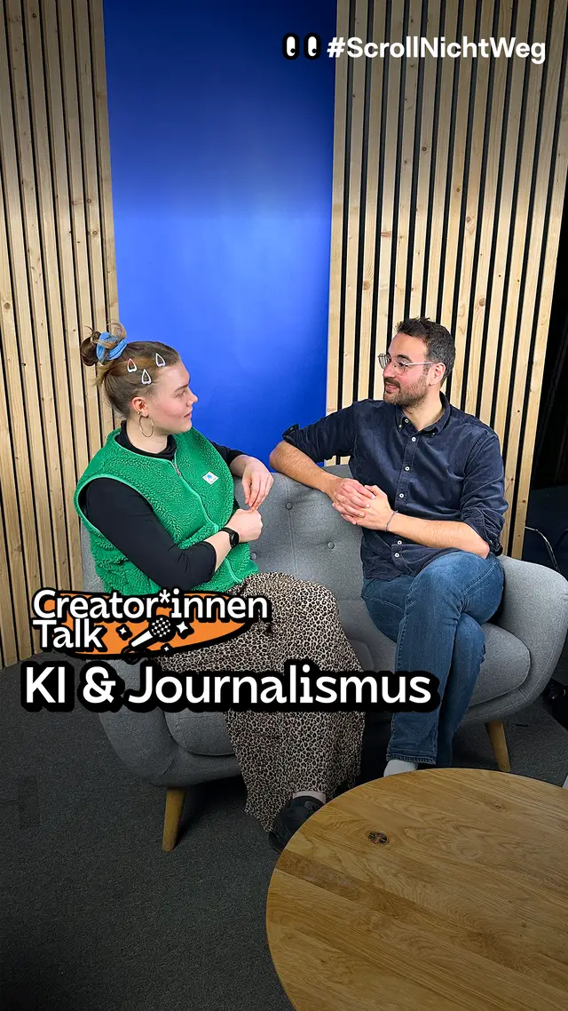Video: Creator*innen Talk / KI & Journalismus