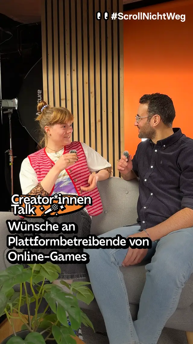 Creator*innen-Talk mit Ilyass: W&uuml;nsche an Plattformtreibende von Online-Games