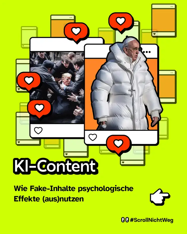KI-Content. Wie Fake-Inhalte psychologische Effekte ausnutzen