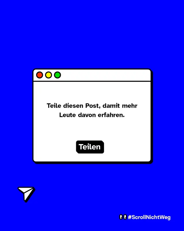 Teile diesen Post damit mehr Leute davon erfahren.