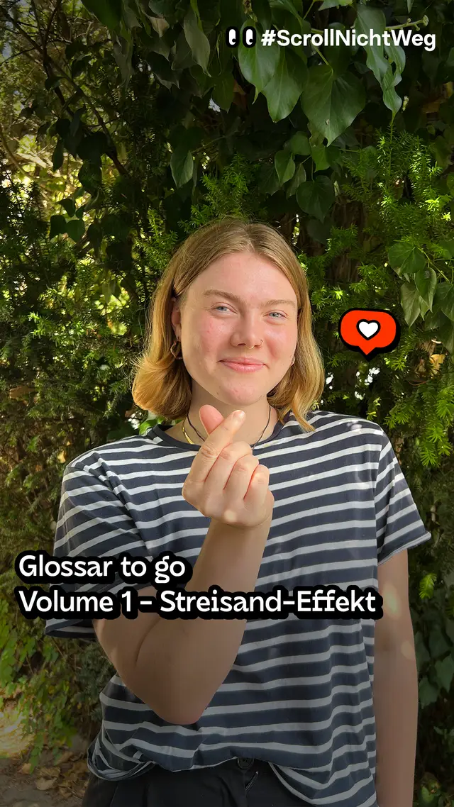 Video: Glossar to go - Volume 1 - Streisand-Effekt