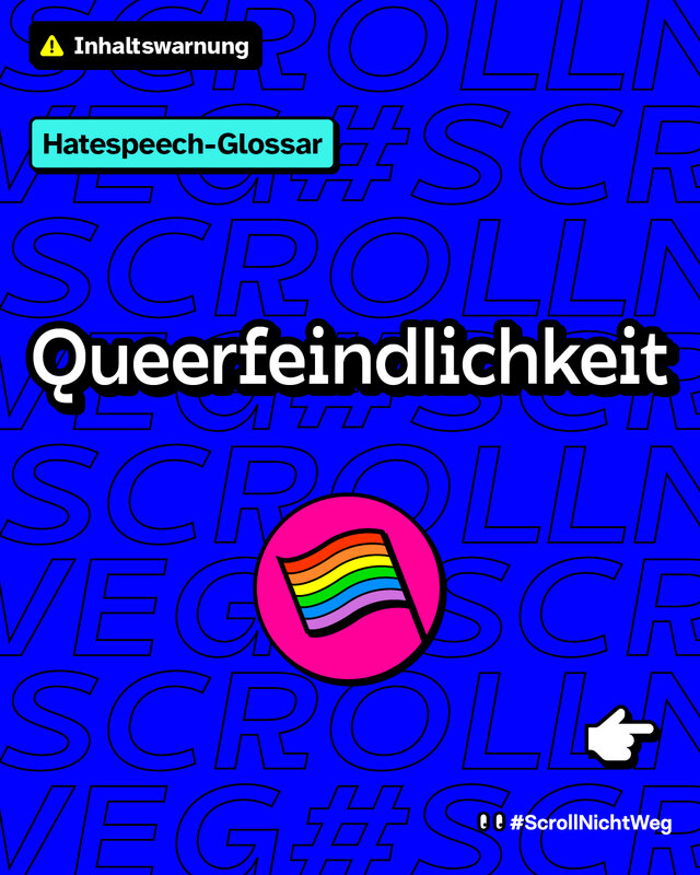 Hatespeech-Glossar: Queerfeindlichkeit