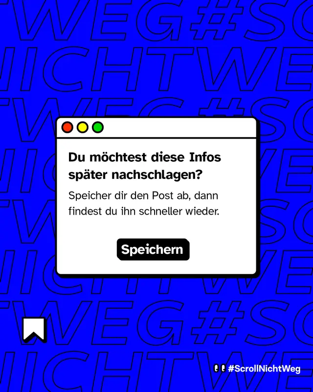 Du möchtest diese Infos später nachschlagen? Speicher dir den Post ab, dann findest du ihn schnell wieder.
