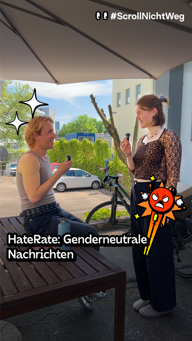 HateRate: Genderneutrale Nachrichten