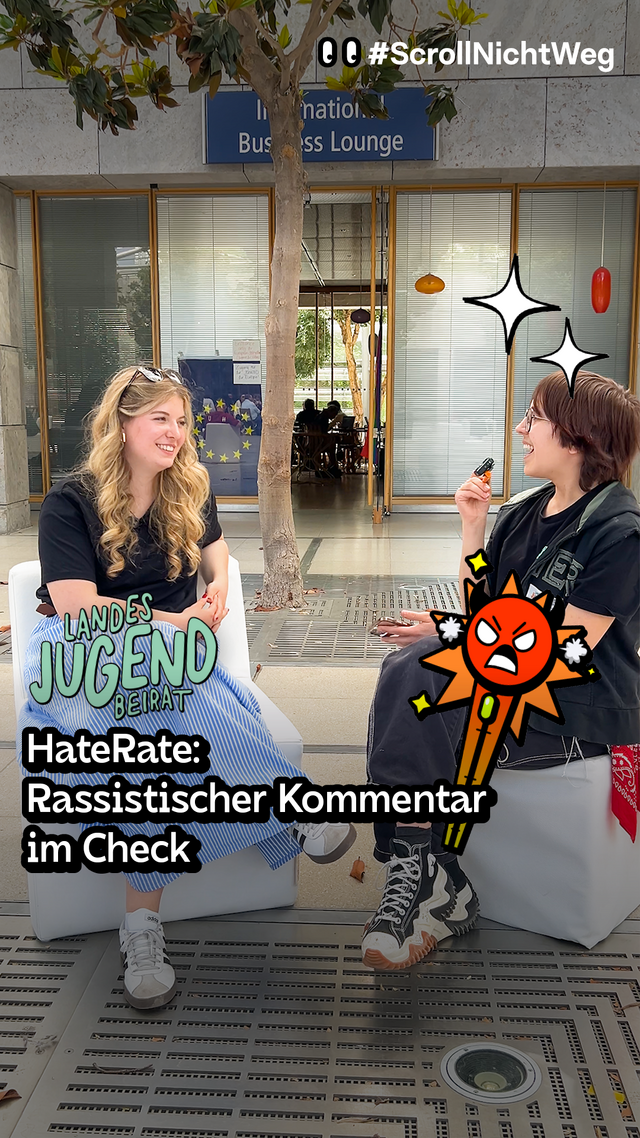 Video: HateRate: Rassistischer Kommentar Check mit Landesjugendbeirat