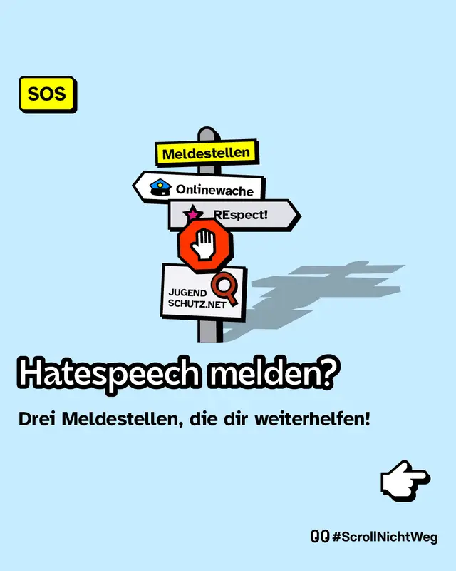 Hatespeech melden? Drei Meldestellen, die dir weiterhelfen!