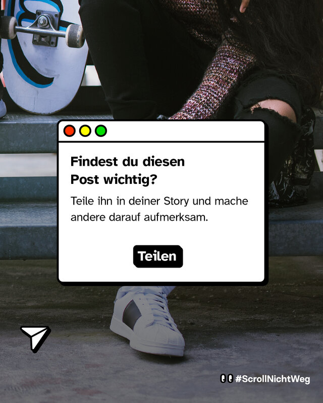 Findest du diesen Post wichtig? Dann teile ihn in deiner Story!