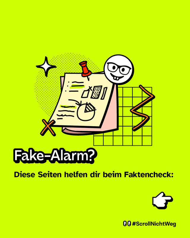 Fake-Alarm? Diese Seiten helfen dir beim Faktencheck: