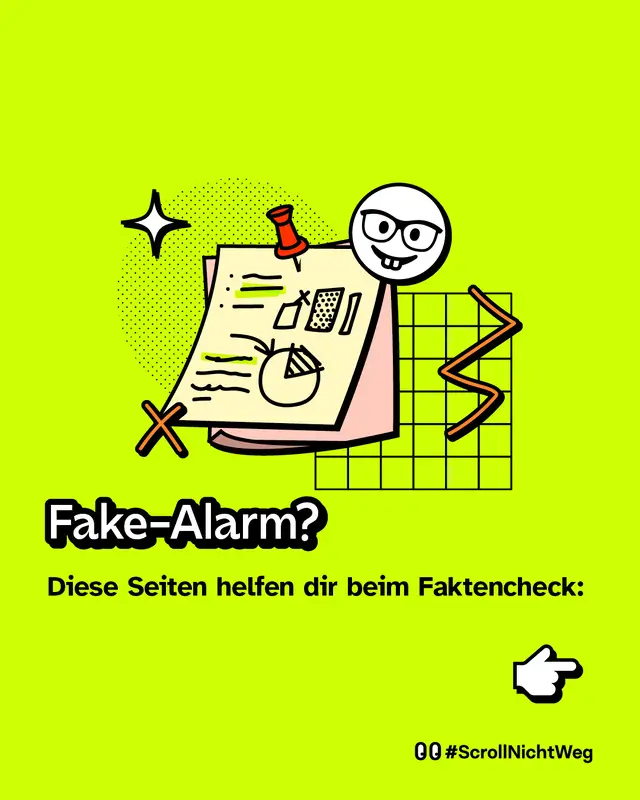 Fake-Alarm? Diese Seiten helfen dir beim Faktencheck: