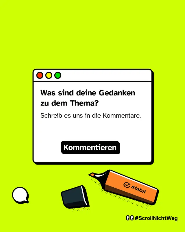 Was sind deine Gedanken zum Thema? Schreib es uns in die Kommentare.