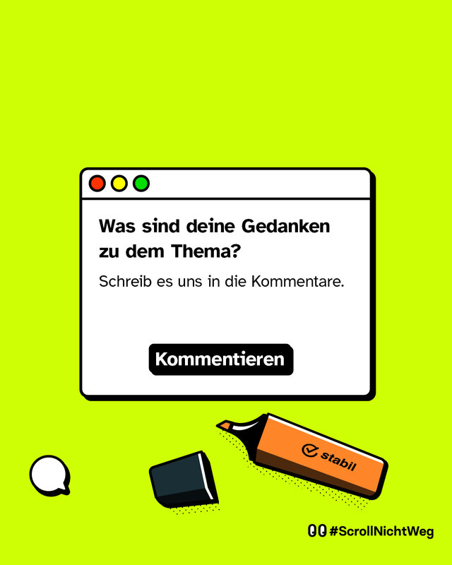 Was sind deine Gedanken zum Thema? Schreib es uns in die Kommentare.