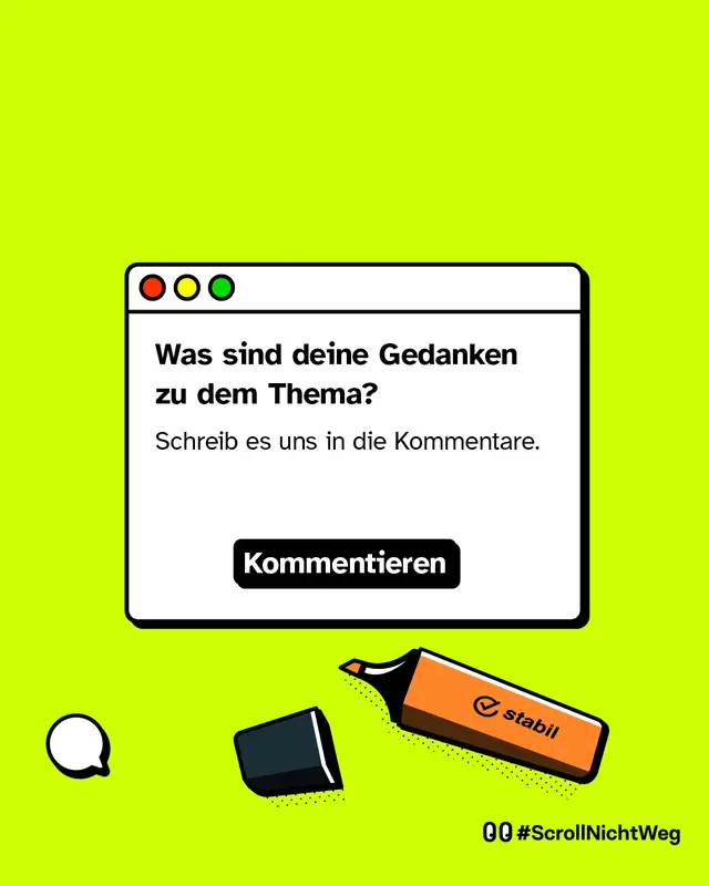 Was sind deine Gedanken zum Thema? Schreib es uns in die Kommentare.