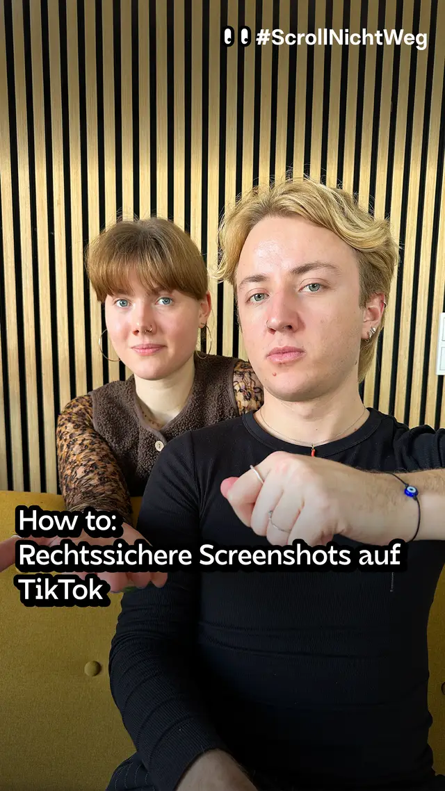 Video: How To: Rechtssichere Screenshots TikTok