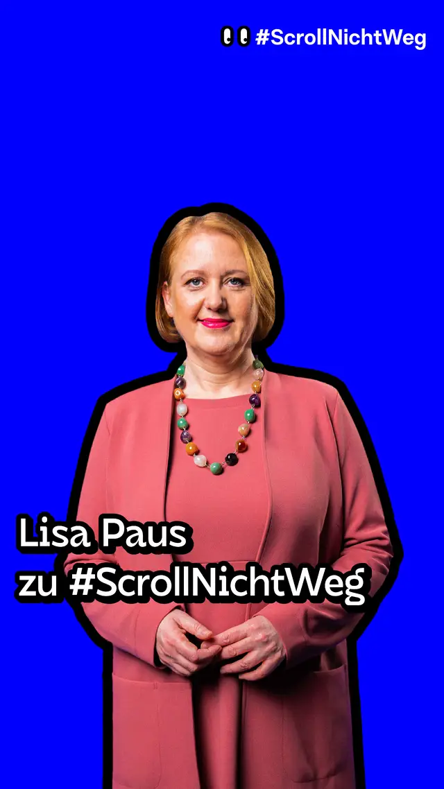 Video: Lisa Paus zu #ScrollNichtWeg