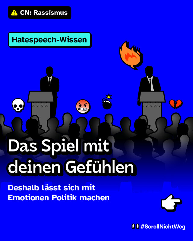 Das Spiel mit deinen Gefühlen: Deshalb lässt sich mit Emotionen Politik machen.