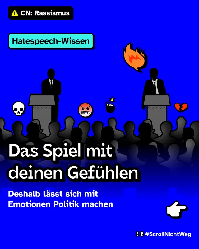 Das Spiel mit deinen Gef&uuml;hlen: Deshalb l&auml;sst sich mit Emotionen Politik machen.