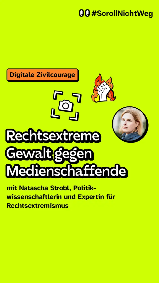 Video: Natascha Strobl / Rechtsextreme Gewalt gegen Medienschaffende