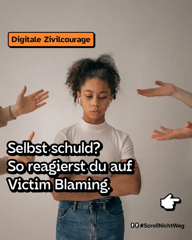 Selbst schuld? So reagierst du auf Victim Blaming.