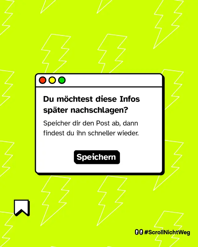 Du möchtest diese Infos später nachschlagen? Dann speicher dir diesen Beitrag ab.