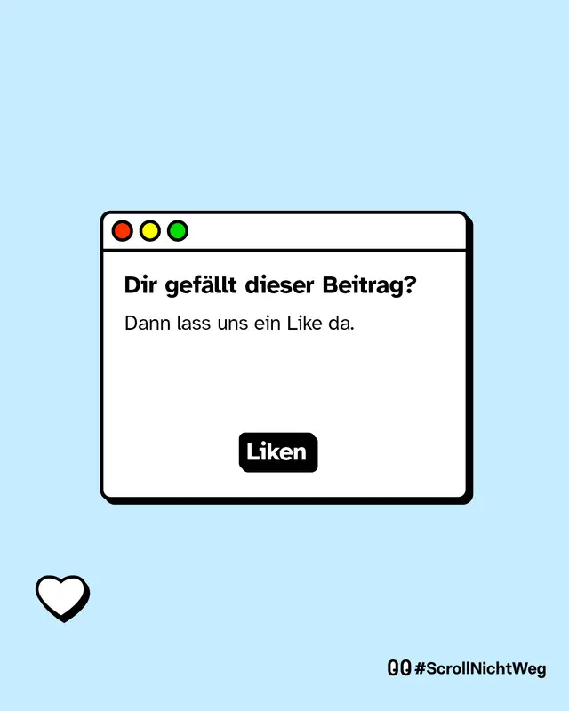 Dir gefällt dieser Beitrag? Dann lass uns einen Like da.