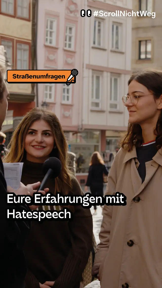 Video: Stra&szlig;enumfrage / Eure Erfahrungen mit Hatespeech