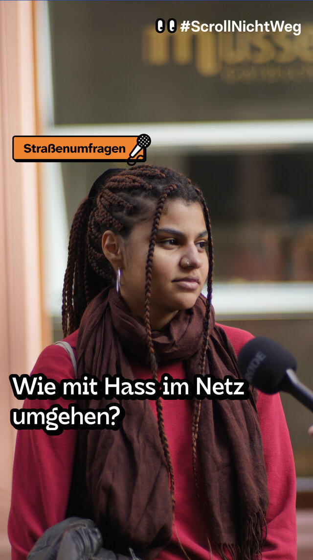 Video: Straßenumfrage / Wie mit Hass im Netz umgehen?