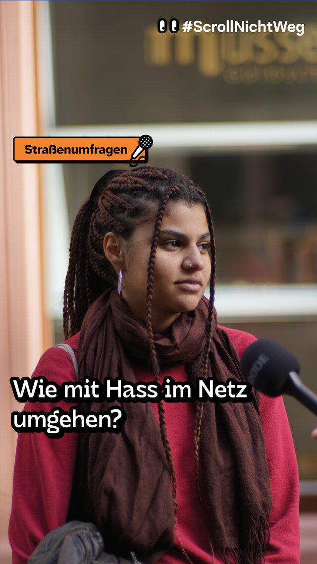 Video: Straßenumfrage / Wie mit Hass im Netz umgehen?