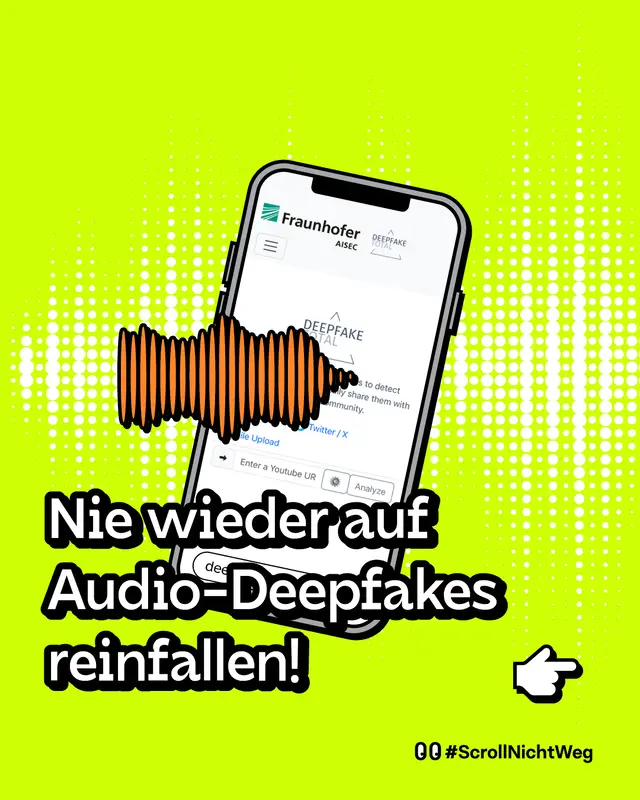 Nie wieder auf Audio-Deepfakes reinfallen!