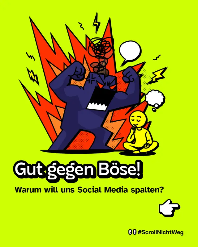 Gut gegen Böse! Warum will uns Social Media spalten?