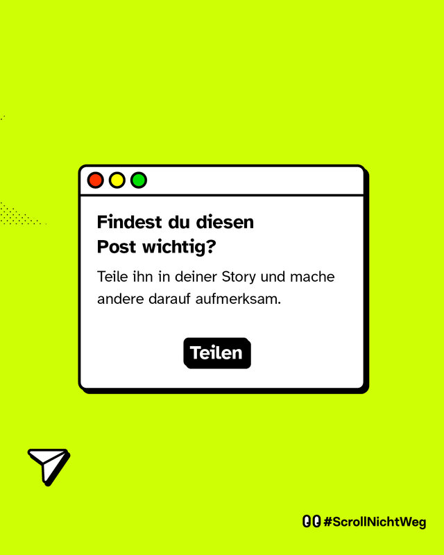 Fundist du diesen Post wichtig? Speicher ihn dir ab und teile ihn mit anderen.