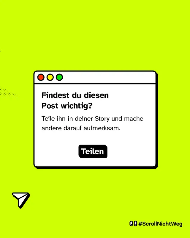 Fundist du diesen Post wichtig? Speicher ihn dir ab und teile ihn mit anderen.
