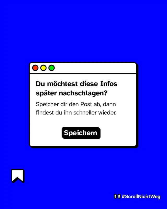 Du findest diesen Post wichtig? Dann speichere ihn dir f&uuml;r sp&auml;ter ab.
