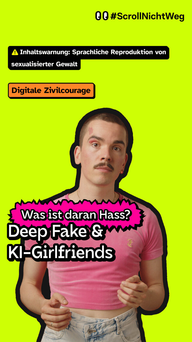 Video: Was ist daran Hass - Deep Fake & KI-Girlfriends