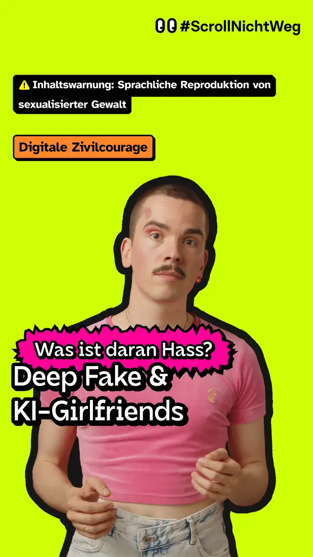 Video: Was ist daran Hass - Deep Fake & KI-Girlfriends