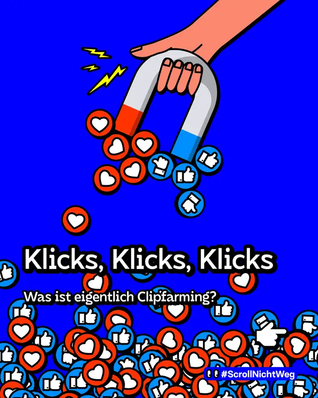 Klicks, Klicks, Klicks &ndash; Was ist eigentlich Clipfarming? #ScrollNichtWeg