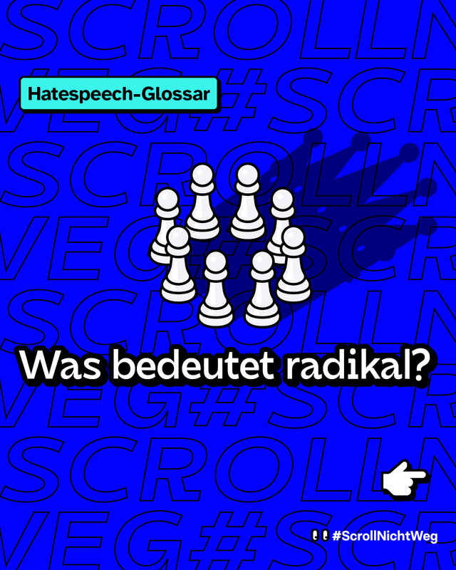 Was bedeutet radikal? Bleib dran, wir erklären es dir.