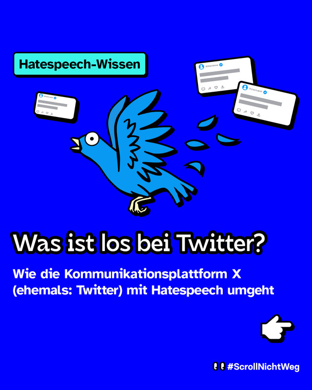 Was ist los bei Twitter? Wie die Kommunikationsplattform X (ehemals: Twitter) mit Hatespeech umgeht