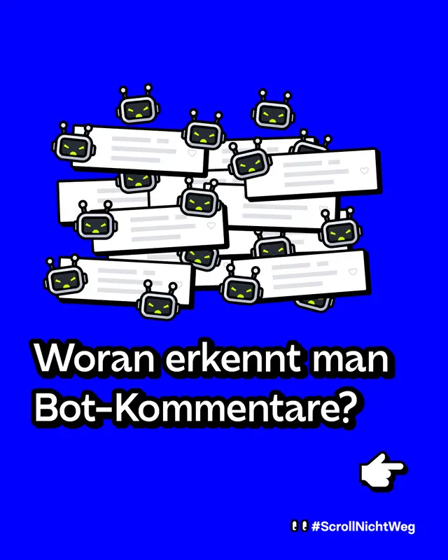 Woran erkennt man Bot-Kommentare? (au&szlig;enrum Kommentare von Bots)